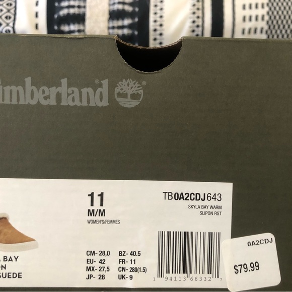 Timberland Skyla Bay Slip-On Shoes Womens Sz 11 0A2CDJ Rust Suede *NEW OPEN BOX* - Picture 4 of 8